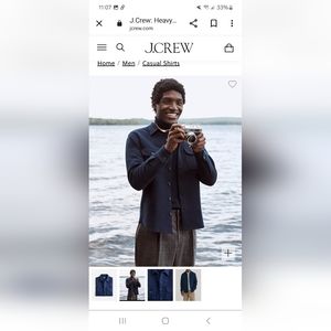 Men's Jcrew Heavyweight Chamois Workshirt